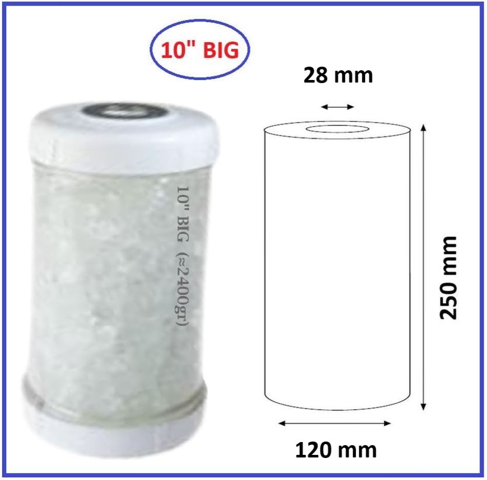 Ανταλλακτικό Φίλτρο Χαλαζία HA 10 BIG SX (≈2400gr) Κεντρικής Παροχής Big Blue Atlas Filtri 10" Ανταλλακτικό Φίλτρο Χαλαζία HA 10 BIG SX (≈2400gr) Κεντρικής Παροχής Big Blue Atlas Filtri 10"